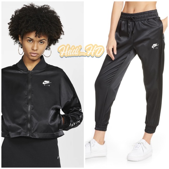 Nike Pants - Nike Air Satin Cropped Set
